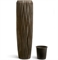 Кашпо TREEZ Effectory Metal Высокий конус Giant Design Wave 31821 - фото 75765