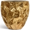 Кашпо TREEZ Effectory Metal Округлая чаша Design Сrumple 31686 - фото 75901