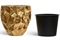 Кашпо TREEZ Effectory Metal Округлая чаша Design Сrumple 31686 - фото 75902