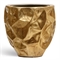 Кашпо TREEZ Effectory Metal Округлая чаша Design Сrumple 31686 - фото 75903