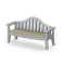 Скамейка Province с подушкой 32332 - фото 81022