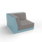 Угловой модуль Quarter modular с подушками 32381 - фото 81712