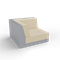 Угловой модуль Quarter modular с подушками 32381 - фото 81939