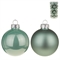 B57-30 BRO-COF-CRE Елочная игрушка "Шар" (стекло), D6 см, набор (30 шт) в асс. микс 33788 - фото 85947