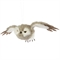 B032330244-1WH-2C Фигурка "Сова летящая" (искусственный мех), 34х10хН17 см 34264 - фото 86436