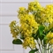 7141/0443-06/3Р(F) Калина цветущая искусственная ветка, h53см, желтая, пластик 35531 - фото 89092