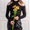 7141А/0443-02/24Р(АКЦИЯ) Тюльпан распустившийся искусственный d8см, h50см, бежевый 36098 - фото 90783