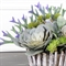 СКК010 Композиция искусственная из суккулентов h22см в интерьерном кашпо, голуб.зеленый 36592 - фото 91636