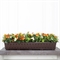 Ц89-3(з) Композиция искусственная Ранункулюс оранжевый в балконном ящике 100см 36598 - фото 91649