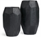 Кашпо TREEZ Effectory Anthra Высокий Design многогранник Антрацит 38224 - фото 96607