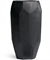 Кашпо TREEZ Effectory Anthra Высокий Design многогранник Антрацит 38224 - фото 96611