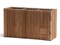 Кашпо TREEZ Effectory Timberline Низкий дивайдер Тёмное дерево 38259 - фото 96763