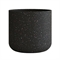 Кашпо CONCRETIKA TOPPER EGG BLACK низкое 38803 - фото 97517