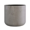 Кашпо CONCRETIKA TOPPER CONCRETE WHITE низкое 31302 - фото 97534