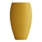 Кашпо CONCRETIKA OVAL GOLD высокое 23209 - фото 97837