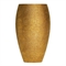Кашпо CONCRETIKA OVAL RICH GOLD высокое 38784 - фото 97839