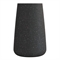 Кашпо CONCRETIKA CONE EGG BLACK высокое 38622 - фото 98023