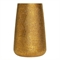 Кашпо CONCRETIKA CONE RICH GOLD высокое 38616 - фото 98037