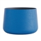 Кашпо CONCRETIKA CONE DARK BLUE низкое 38595 - фото 98112