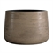 Кашпо CONCRETIKA CONE SMOKEY GREY низкое 31511 - фото 98123