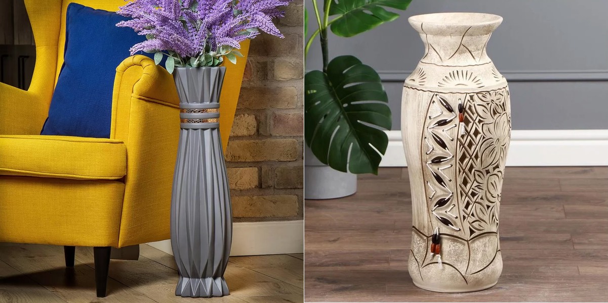 Большие напольные вазы - купить напольную вазу, цены на «ИНТЕРPRESENT»